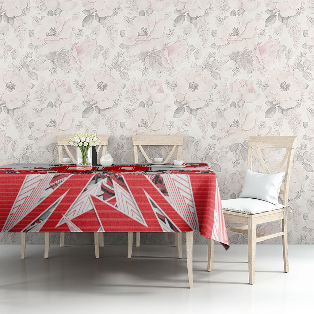 Personalised Sydney Swans Fan Pride Tablecloth Fierce Swan Mascot Graphic Art With Sydney City Skyline