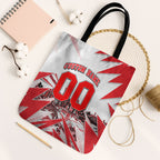 Personalised Sydney Swans Fan Pride Tote Bag Fierce Swan Mascot Graphic Art With Sydney City Skyline