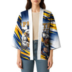 Personalised West Coast Eagles Fan Pride Kimono Muscular Eagle Mascot Graphic Art With Perth City Skyline