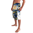 Personalised West Coast Eagles Fan Pride Lavalava Muscular Eagle Mascot Graphic Art With Perth City Skyline