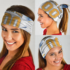 Personalised West Coast Eagles Fan Pride Neck Gaiter Muscular Eagle Mascot Graphic Art With Perth City Skyline