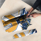 Personalised West Coast Eagles Fan Pride Umbrella Muscular Eagle Mascot Graphic Art With Perth City Skyline