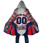 Personalised Western Bulldogs Fan Pride Cloak Muscular Bulldog Mascot Graphic Art With Melbourne City Skyline