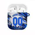 Personalised Adelaide Strikers Cricket Fan Pride AirPods Case Dynamic Cricket Graphic Art With Adelaide City Skyline