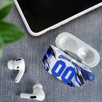 Personalised Adelaide Strikers Cricket Fan Pride AirPods Case Dynamic Cricket Graphic Art With Adelaide City Skyline