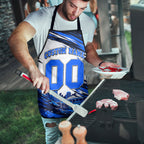 Personalised Adelaide Strikers Cricket Fan Pride Apron Dynamic Cricket Graphic Art With Adelaide City Skyline
