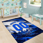 Personalised Adelaide Strikers Cricket Fan Pride Area Rug Dynamic Cricket Graphic Art With Adelaide City Skyline