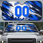 Personalised Adelaide Strikers Cricket Fan Pride Auto Sun Shade Dynamic Cricket Graphic Art With Adelaide City Skyline