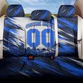 Personalised Adelaide Strikers Cricket Fan Pride Back Car Seat Cover Dynamic Cricket Graphic Art With Adelaide City Skyline