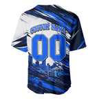 Personalised Adelaide Strikers Cricket Fan Pride Baseball Jersey Dynamic Cricket Graphic Art With Adelaide City Skyline