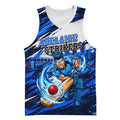 Personalised Adelaide Strikers Cricket Fan Pride Basketball Jersey Dynamic Cricket Graphic Art With Adelaide City Skyline