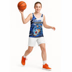 Personalised Adelaide Strikers Cricket Fan Pride Basketball Jersey Dynamic Cricket Graphic Art With Adelaide City Skyline