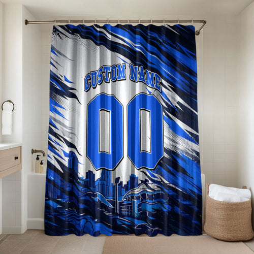Personalised Adelaide Strikers Cricket Fan Pride Bathroom Set Dynamic Cricket Graphic Art With Adelaide City Skyline