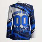Personalised Adelaide Strikers Cricket Fan Pride Blazer Dynamic Cricket Graphic Art With Adelaide City Skyline
