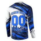 Personalised Adelaide Strikers Cricket Fan Pride Button Sweatshirt Dynamic Cricket Graphic Art With Adelaide City Skyline