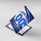 Personalised Adelaide Strikers Cricket Fan Pride Canvas Wall Art Dynamic Cricket Graphic Art With Adelaide City Skyline