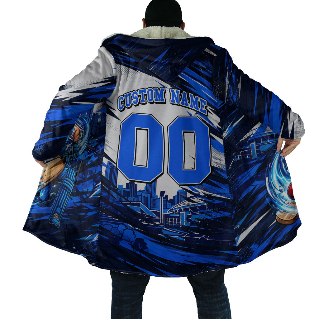 Personalised Adelaide Strikers Cricket Fan Pride Cloak Dynamic Cricket Graphic Art With Adelaide City Skyline