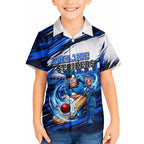 Personalised Adelaide Strikers Cricket Fan Pride Hawaiian Shirt Dynamic Cricket Graphic Art With Adelaide City Skyline