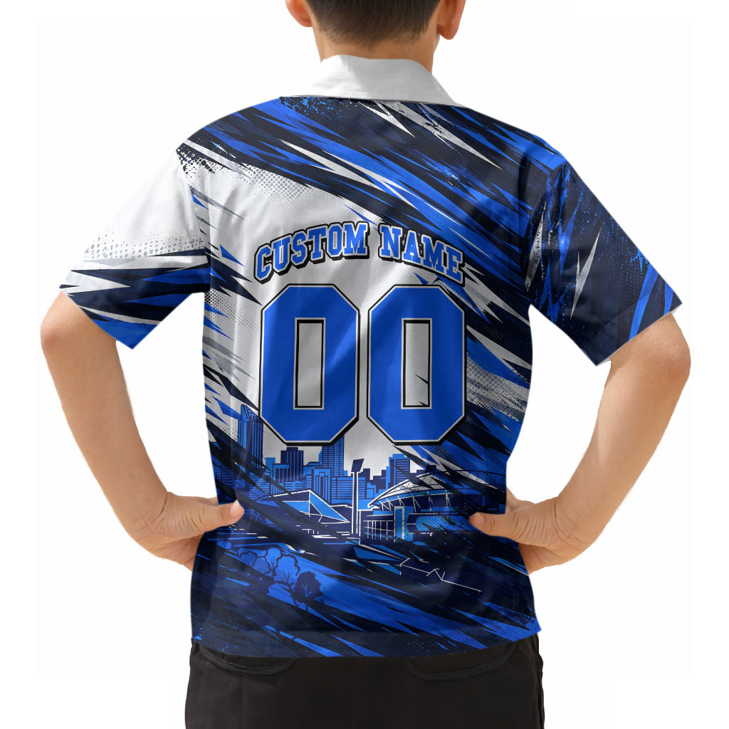 Personalised Adelaide Strikers Cricket Fan Pride Hawaiian Shirt Dynamic Cricket Graphic Art With Adelaide City Skyline