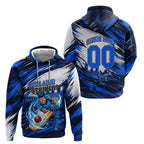 Personalised Adelaide Strikers Cricket Fan Pride Hoodie Dynamic Cricket Graphic Art With Adelaide City Skyline