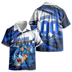 Personalised Adelaide Strikers Cricket Fan Pride Kid Hawaiian Shirt Dynamic Cricket Graphic Art With Adelaide City Skyline