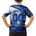 Personalised Adelaide Strikers Cricket Fan Pride Kid Hawaiian Shirt Dynamic Cricket Graphic Art With Adelaide City Skyline