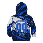 Personalised Adelaide Strikers Cricket Fan Pride Kid Hoodie Dynamic Cricket Graphic Art With Adelaide City Skyline