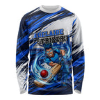 Personalised Adelaide Strikers Cricket Fan Pride Long Sleeve Shirt Dynamic Cricket Graphic Art With Adelaide City Skyline