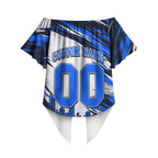 Personalised Adelaide Strikers Cricket Fan Pride Off Shoulder Wrap Waist Top Dynamic Cricket Graphic Art With Adelaide City Skyline