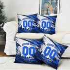 Personalised Adelaide Strikers Cricket Fan Pride Pillow Cover Dynamic Cricket Graphic Art With Adelaide City Skyline