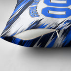 Personalised Adelaide Strikers Cricket Fan Pride Pillow Cover Dynamic Cricket Graphic Art With Adelaide City Skyline