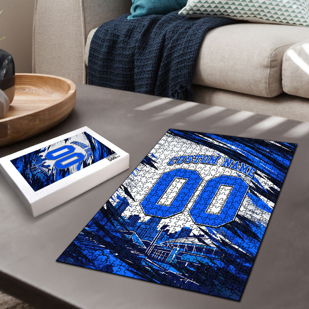 Personalised Adelaide Strikers Cricket Fan Pride Puzzle Dynamic Cricket Graphic Art With Adelaide City Skyline