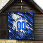 Personalised Adelaide Strikers Cricket Fan Pride Quilt Dynamic Cricket Graphic Art With Adelaide City Skyline