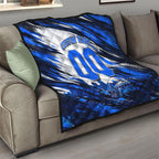 Personalised Adelaide Strikers Cricket Fan Pride Quilt Dynamic Cricket Graphic Art With Adelaide City Skyline