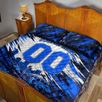 Personalised Adelaide Strikers Cricket Fan Pride Quilt Bed Set Dynamic Cricket Graphic Art With Adelaide City Skyline