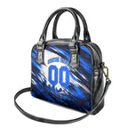 Personalised Adelaide Strikers Cricket Fan Pride Shoulder Handbag Dynamic Cricket Graphic Art With Adelaide City Skyline