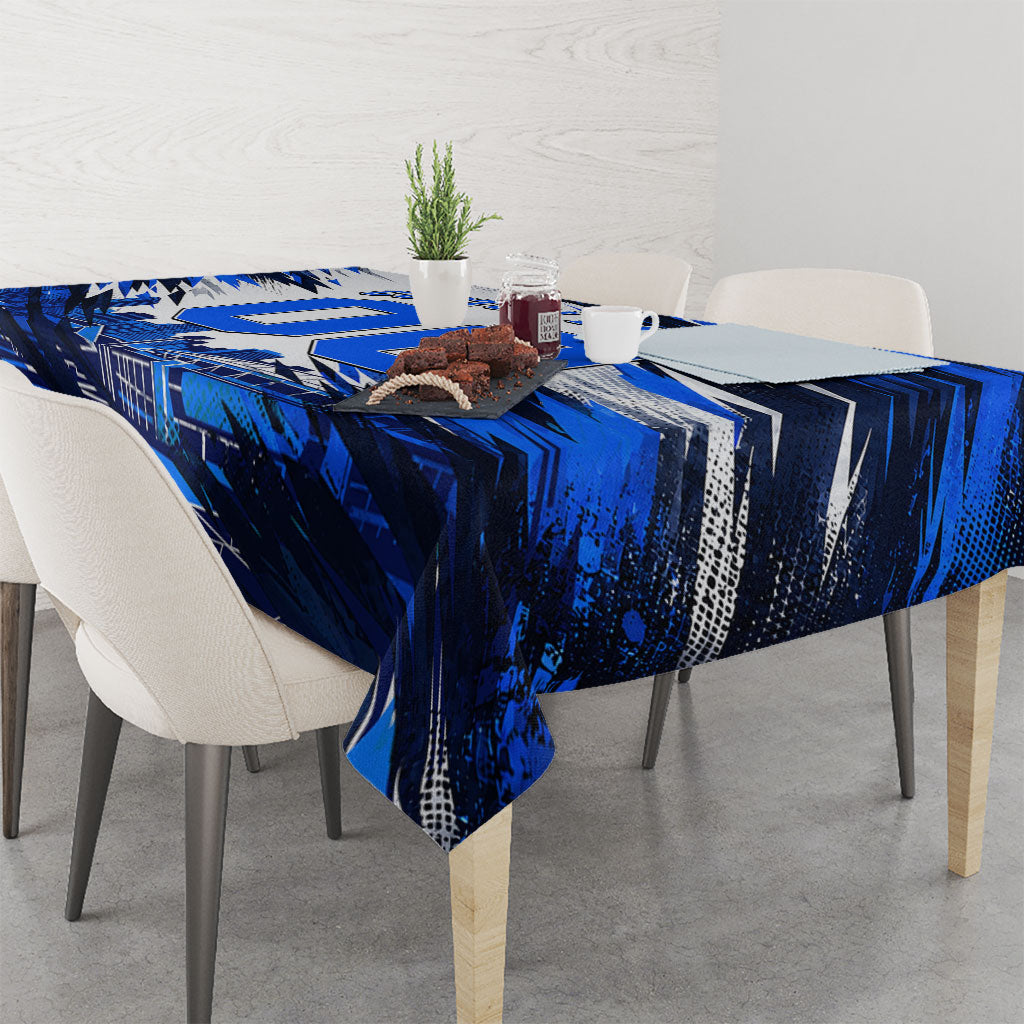 Personalised Adelaide Strikers Cricket Fan Pride Tablecloth Dynamic Cricket Graphic Art With Adelaide City Skyline