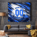 Personalised Adelaide Strikers Cricket Fan Pride Tapestry Dynamic Cricket Graphic Art With Adelaide City Skyline