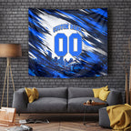 Personalised Adelaide Strikers Cricket Fan Pride Tapestry Dynamic Cricket Graphic Art With Adelaide City Skyline