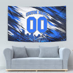 Personalised Adelaide Strikers Cricket Fan Pride Tapestry Dynamic Cricket Graphic Art With Adelaide City Skyline