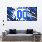 Personalised Adelaide Strikers Cricket Fan Pride Tapestry Dynamic Cricket Graphic Art With Adelaide City Skyline