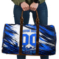 Personalised Adelaide Strikers Cricket Fan Pride Travel Bag Dynamic Cricket Graphic Art With Adelaide City Skyline