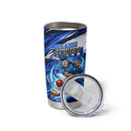 Personalised Adelaide Strikers Cricket Fan Pride Tumbler Cup Dynamic Cricket Graphic Art With Adelaide City Skyline