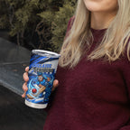 Personalised Adelaide Strikers Cricket Fan Pride Tumbler Cup Dynamic Cricket Graphic Art With Adelaide City Skyline