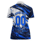 Personalised Adelaide Strikers Cricket Fan Pride Women Polo Shirt Dynamic Cricket Graphic Art With Adelaide City Skyline