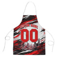 Personalised Melbourne Renegades Cricket Fan Pride Apron Dynamic Cricket Graphic Art With Melbourne City Skyline