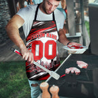 Personalised Melbourne Renegades Cricket Fan Pride Apron Dynamic Cricket Graphic Art With Melbourne City Skyline
