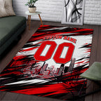 Personalised Melbourne Renegades Cricket Fan Pride Area Rug Dynamic Cricket Graphic Art With Melbourne City Skyline