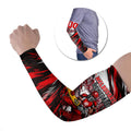 Personalised Melbourne Renegades Cricket Fan Pride Arm Sleeves Dynamic Cricket Graphic Art With Melbourne City Skyline