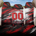 Personalised Melbourne Renegades Cricket Fan Pride Back Car Seat Cover Dynamic Cricket Graphic Art With Melbourne City Skyline